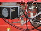 New Steering Box Brace and Painted Heater Cover 1.JPG
